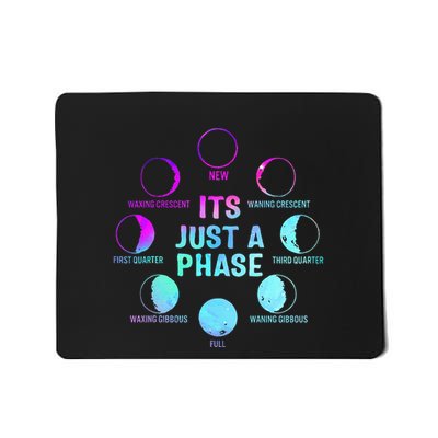 Its Just A Phase Celestial Moon Lunar Cycle Astronomy Mousepad