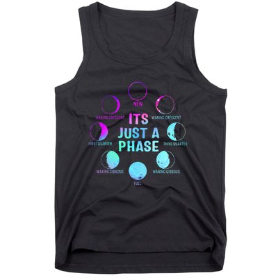 Its Just A Phase Celestial Moon Lunar Cycle Astronomy Tank Top