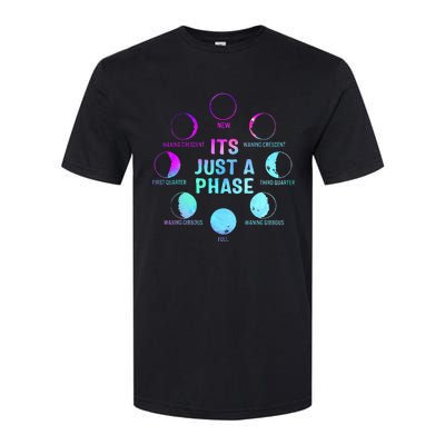 Its Just A Phase Celestial Moon Lunar Cycle Astronomy Softstyle® CVC T-Shirt