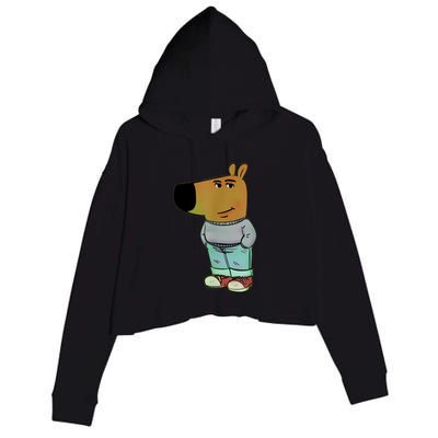 IM Just A Chill Guys Crop Fleece Hoodie