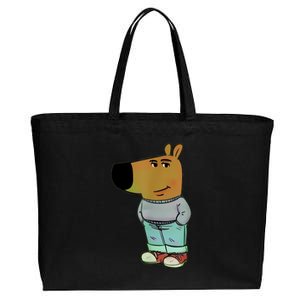 IM Just A Chill Guys Cotton Canvas Jumbo Tote