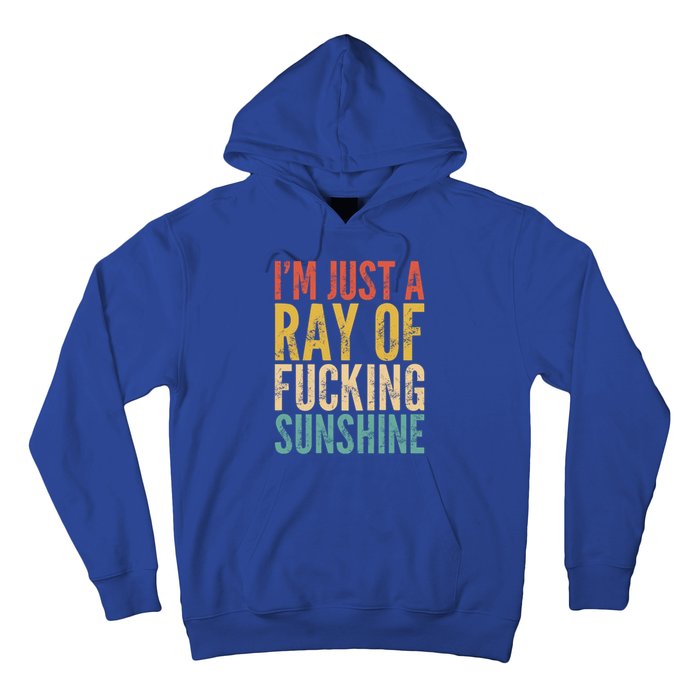 IM Just A Ray Of Fucking Sunshine Funny Saying Sarcastic Gift Hoodie