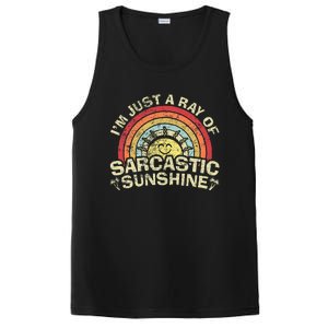 Im Just A Ray Of Sarcastic Sunshine Novelty Humor Sarcastic PosiCharge Competitor Tank