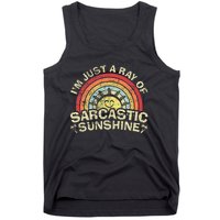 Im Just A Ray Of Sarcastic Sunshine Novelty Humor Sarcastic Tank Top