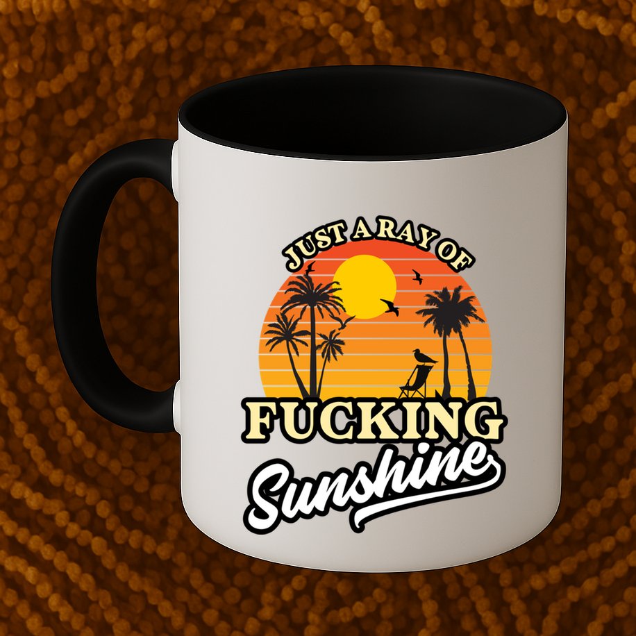 IM Just A Ray Of Fucking Sunshine Funny Sarcastic Funny Gift Mug