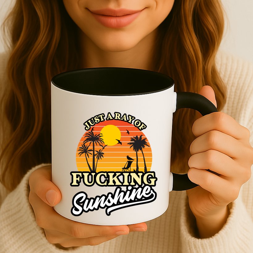 IM Just A Ray Of Fucking Sunshine Funny Sarcastic Funny Gift Mug