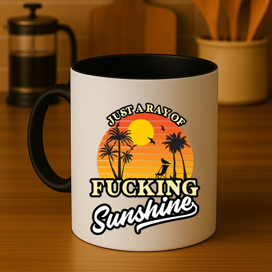 IM Just A Ray Of Fucking Sunshine Funny Sarcastic Funny Gift Mug