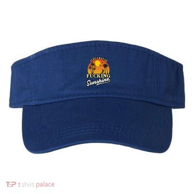 IM Just A Ray Of Fucking Sunshine Funny Sarcastic Funny Gift Visor