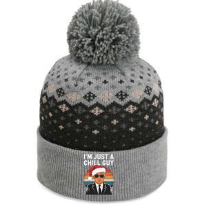 IM Just A Chill Guys Funny Trump Santa Hat Christmas The Baniff Cuffed Pom Beanie