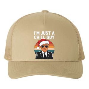 IM Just A Chill Guys Funny Trump Santa Hat Christmas Yupoong Adult 5-Panel Trucker Hat