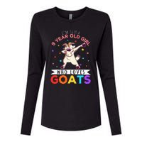 I'm Just A 9 Year Old Girl Who Loves Goats Goat Girl Womens Cotton Relaxed Long Sleeve T-Shirt