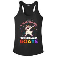 I'm Just A 9 Year Old Girl Who Loves Goats Goat Girl Ladies PosiCharge Competitor Racerback Tank