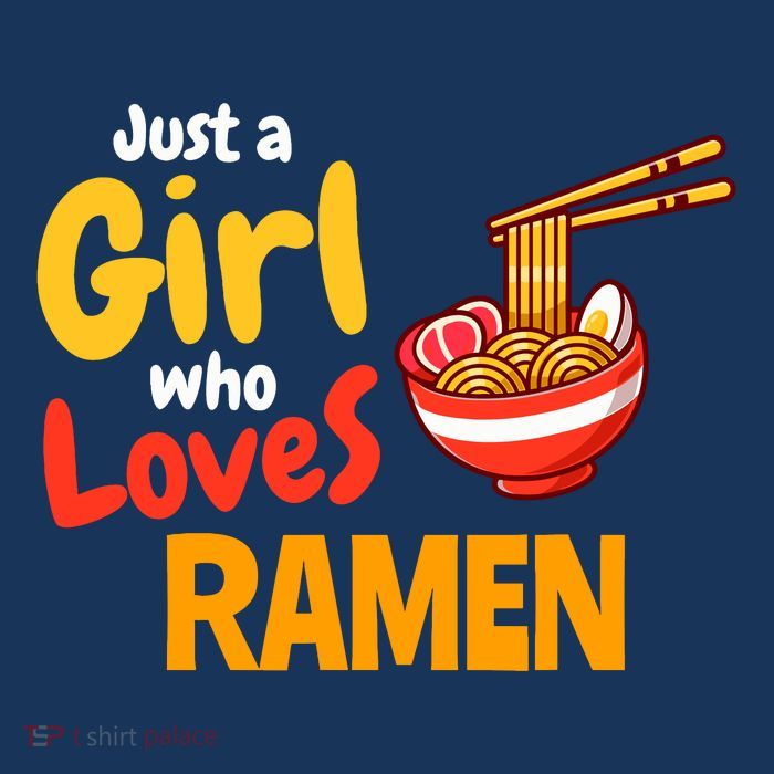 IM Just A Girl Who Loves Ra Cute Noodle Foodie Premium T-Shirt