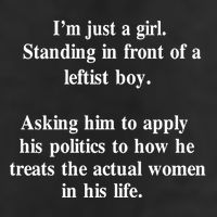IM Just A Girl Standing In Front Of A Leftist 25L Jumbo Tote