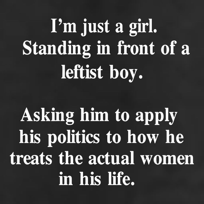 IM Just A Girl Standing In Front Of A Leftist 25L Jumbo Tote