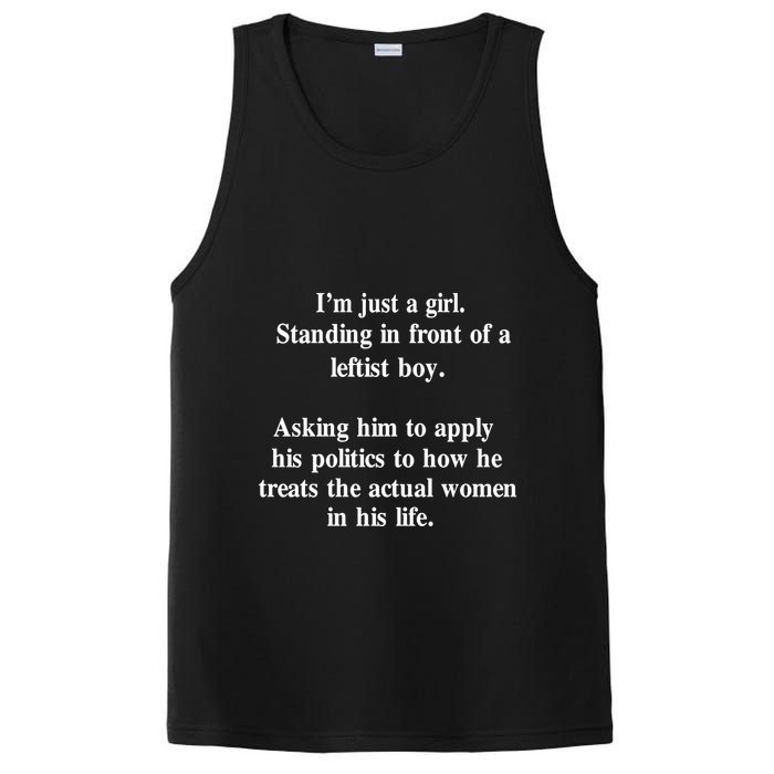 IM Just A Girl Standing In Front Of A Leftist PosiCharge Competitor Tank
