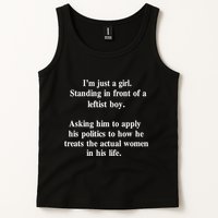 IM Just A Girl Standing In Front Of A Leftist Tank Top