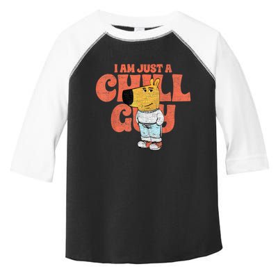 IM Just A Chill Guy Funny Meme Toddler Fine Jersey T-Shirt