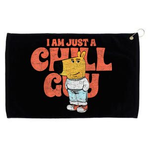 IM Just A Chill Guy Funny Meme Grommeted Golf Towel