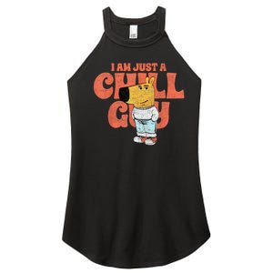 IM Just A Chill Guy Funny Meme Women's Perfect Tri Rocker Tank