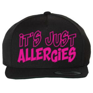 Its Just Allergies Quarantine Gift Funny Gift Wool Snapback Cap