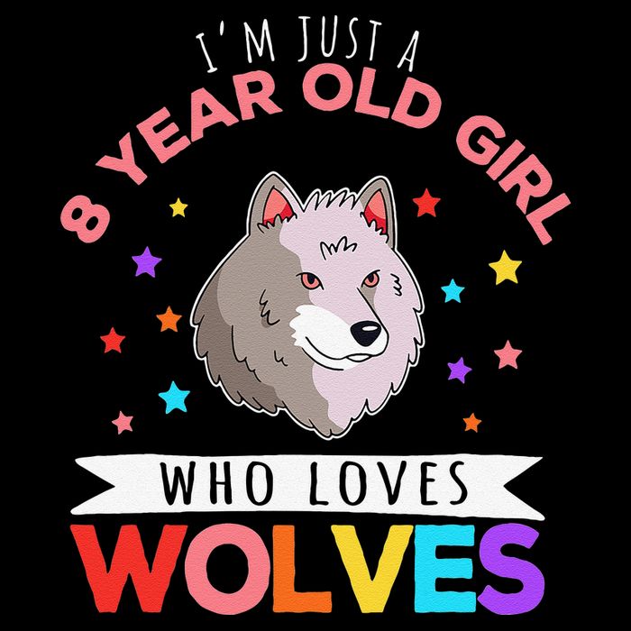 I'm Just A 8 Year Old Who Loves Wolves Wolf Lover City Backpack