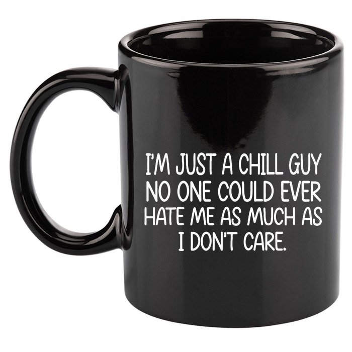 Im Just A Chill Guy Costume 11oz C Handle Ceramic Mug