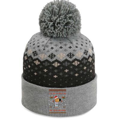 IM Just A Chill Guy Who Likes Christmas Gift The Baniff Cuffed Pom Beanie