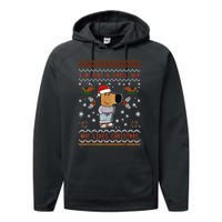 IM Just A Chill Guy Who Likes Christmas Gift Performance Fleece Hoodie