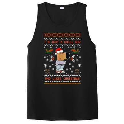 IM Just A Chill Guy Who Likes Christmas Gift PosiCharge Competitor Tank