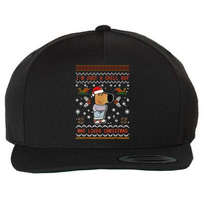 IM Just A Chill Guy Who Likes Christmas Gift Wool Snapback Cap