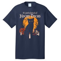 It's Just A Bunch Of Hocus Pocus Funny Halloween Black Cat Tall T-Shirt