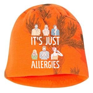 It's Just Allergies Allergy Allergic Rhinitis Gift Kati - Camo Knit Beanie