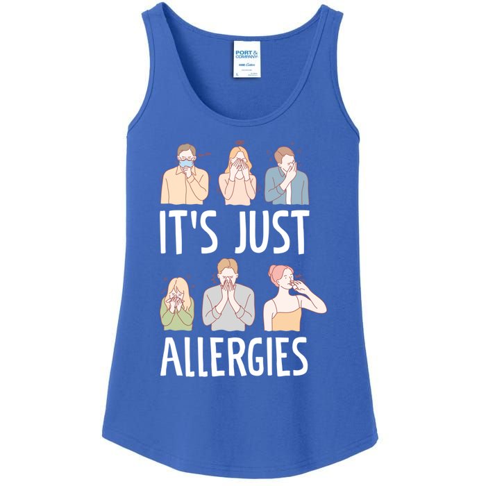 It's Just Allergies Allergy Allergic Rhinitis Gift Ladies Essential Tank