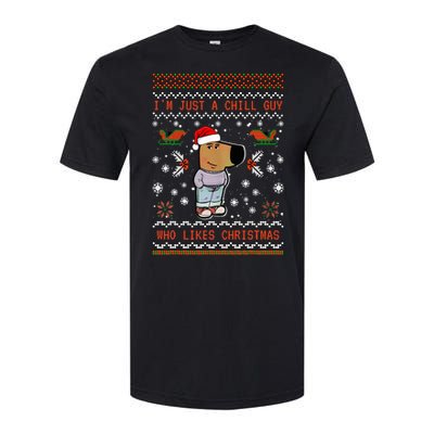 IM Just A Chill Guy Who Likes Christmas My New Character Softstyle CVC T-Shirt