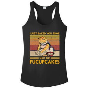 I Just Baked You Some Shut The Fucupcakes Ladies PosiCharge Competitor Racerback Tank