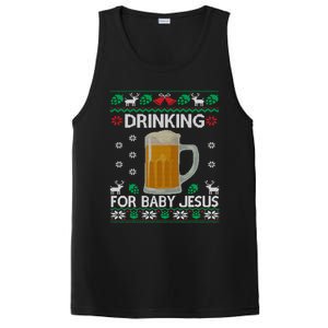 Ing Jesus Beer Lover Christian Ugly Christmas Gift PosiCharge Competitor Tank