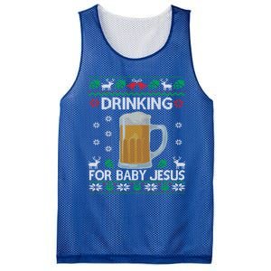 Ing Jesus Beer Lover Christian Ugly Christmas Gift Mesh Reversible Basketball Jersey Tank