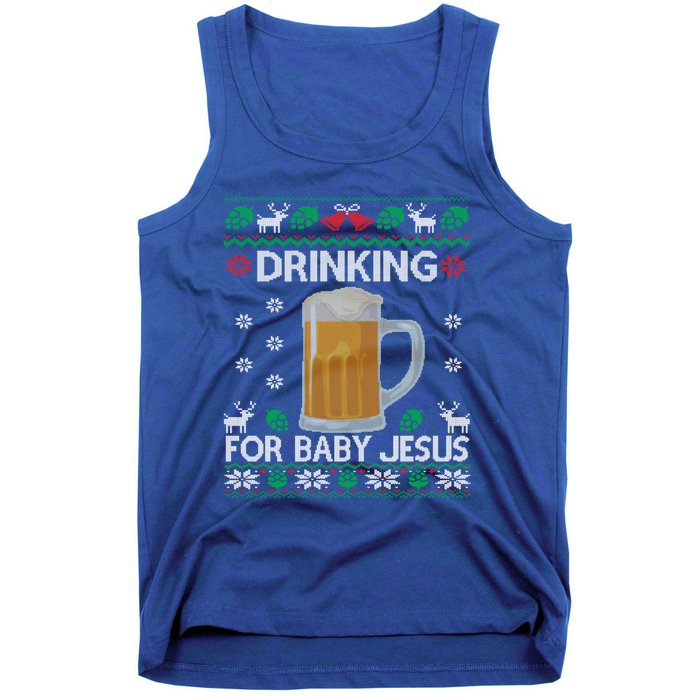 Ing Jesus Beer Lover Christian Ugly Christmas Gift Tank Top