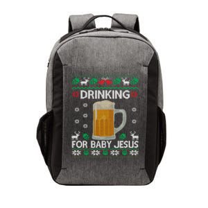 Ing Jesus Beer Lover Christian Ugly Christmas Gift Vector Backpack