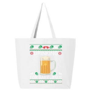 Ing Jesus Beer Lover Christian Ugly Christmas Gift 25L Jumbo Tote