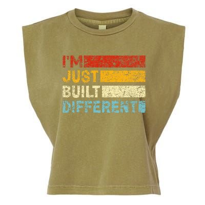 I'm Just Built Different Garment-Dyed Women's Muscle Tee