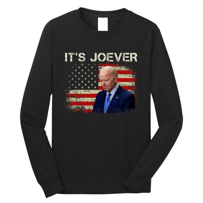 ItS Joever Biden Biden Has Quit The Race For President Long Sleeve Shirt