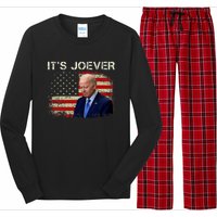 ItS Joever Biden Biden Has Quit The Race For President Long Sleeve Pajama Set