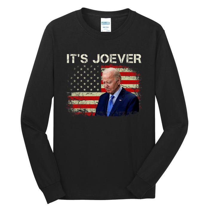 ItS Joever Biden Biden Has Quit The Race For President Tall Long Sleeve T-Shirt