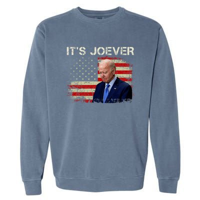 ItS Joever Biden Biden Has Quit The Race For President Garment-Dyed Sweatshirt