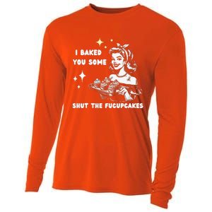 I Just Baked You Some Shut The Fucupcakes Cooling Performance Long Sleeve Crew