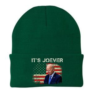 ItS Joever Biden Biden Has Quit The Race For President Knit Cap Winter Beanie