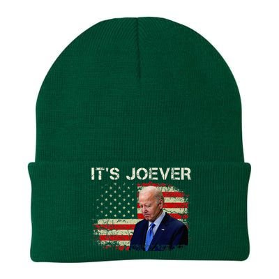 ItS Joever Biden Biden Has Quit The Race For President Knit Cap Winter Beanie