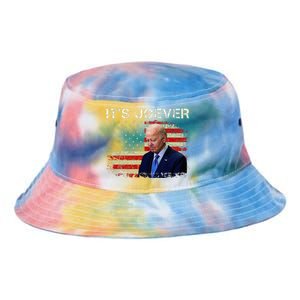 ItS Joever Biden Biden Has Quit The Race For President Tie Dye Newport Bucket Hat